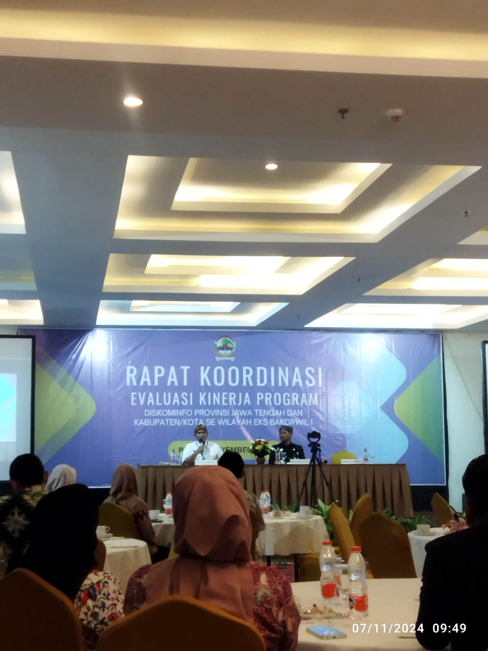 Diskominfo Kota Semarang Hadiri Rapat Koordinasi Evaluasi Kinerja Program di Safin Hotel Pati